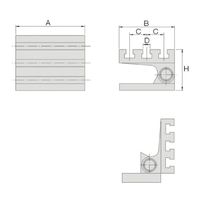 ジーネット アングルプレート GSHSAP-1 1台 64-3260-75（直送品）
