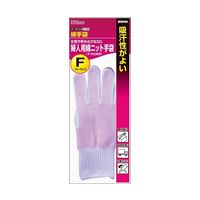 ダンロップホームプロダクツ 婦人用綿ニット手袋 すべり止め付 フリーサイズ 120双入 C-715 1ケース(120双)（直送品）