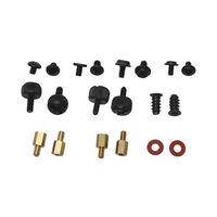 アイネックス ネジセット ケース付 ブラック SCW-03A-BK 1個 68-0583-96（直送品）