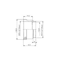 八洲光学工業 Cマウント中間リング 15mm YS-0106H 1個 67-5228-02（直送品）
