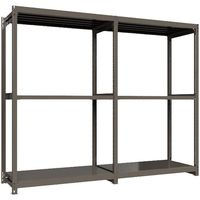 ICHIMAI 重量ボルトレスラック 段荷重1000Kg H2400×W1500×D750 天地3段 連結グレー TH1000-857R3（直送品）
