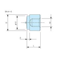 ホシモト SUS製スタッドボス SBN-5-2 1個 62-2983-22（直送品）
