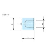 ホシモト SUS製スタッドボス SBN-1-5 1個 62-2982-89（直送品）