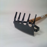 相田合同工場 草刈りレーキ つるホ―長爪 木柄 AD-447 1本（直送品）