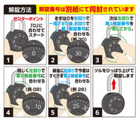 和気産業 WAKI（ワキ） 金庫式ダイヤル錠 IB-165 12241300 1個