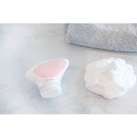 電動シリコーンフェイスブラシ ピンク MS-103PK 1個 トリコインダストリーズ