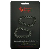 Oregonian Camper(オレゴニアンキャンパー) キャンパーズカラビナ ロデングリーン OCA802GR 1セット(2個入×5)（直送品）