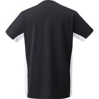 DESCENTE(デサント) バレーボール ゲームシャツ 半袖バレーボールシャツ S ブラック×ホワイト DSS4720B 1枚（直送品）