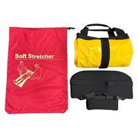 セーフラン安全用品 ソフト担架【頭部固定用まくら付き】 イエロー TW003 1台（直送品）