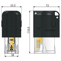 シヤチハタ ボルトラインN M16用本体(カートリッジ別売) XBL-M16N 1個