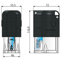 シヤチハタ ボルトラインN M20用本体(カートリッジ別売) XBL-M20N 1個