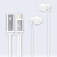 FSC 充電しながら音楽が聴けるType-C寝ながらイヤホン＜ホワイト＞ FS-CSSLPJY-WH 1個