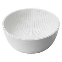 Like-it（ライクイット） 米とぎにも使えるザルとボウル ホワイト 日本製 1個