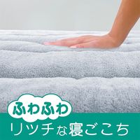 タグ・ホールディングス エアーかおる 敷きパッド シングル 日本製 4隅ゴム付き 一年中使用可 優しい肌触り ふわふわ 71002B 1枚（直送品）