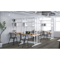 【軒先渡し】金剛 デスクラックRDR 固定金具セット 壁・床固定金具、取付用ボルト、アンカー ホワイト RDRKK01W 1セット（直送品）