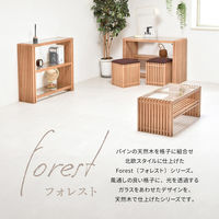 【軒先渡し】B.Bファニシング FOREST デスク 幅1000×奥行440×高さ730mm ブラウン FOD-100BR 1台（直送品）