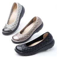 G-STARS ラックラック 空飛ぶパンプス キルティング 超軽量 撥水 丸洗いOK メタリック 22.5cm GS-0274 1足（直送品）