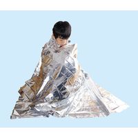 【防災用品】 サンエス技研 静音アルミブランケット 　エマージェンシーシート　BS180 　1枚