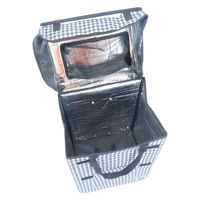 富士商 Felio スマートショッピングバッグ エッグホルダー付 ハウンドトゥース F21806 1袋（直送品）