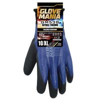 【ニトリル手袋】 川西工業 GM538グローブマニア ニトリルサーモ ブルー XL GM538 1双