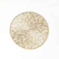 PVCコースター4枚セット（ゴールド） LAKOLE/ラコレ