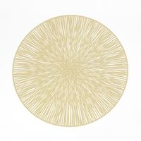 PVCランチョンマット（ゴールド） LAKOLE/ラコレ