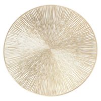 PVCランチョンマット（ゴールド） 1セット（1枚×2） LAKOLE/ラコレ