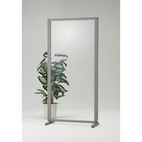 トラスコ中山 TRUSCO ローパーティション 全面透明 W900XH1765 TLP-1809CL 1枚 239-7927（直送品）