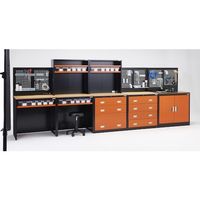 トラスコ中山 TRUSCO TWB型オープン台 900X650XH1800 コンセント 上棚付 黒 TWB-900C-UT2 1台（直送品）