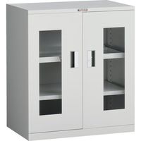 TRUSCO DX型スライド工具キャビネット 881X551XH1000 スライド1段 アクリル扉 ホワイト色 DX-31AG-W 1台（直送品）