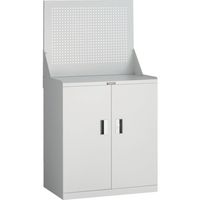 トラスコ中山 TRUSCO DX型工具キャビネット パンチングパネル フラット天板用 ホワイト色 DX-PP 1台 256-3208（直送品）