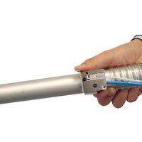 アクアシステム エア式バキュームクリーナー 掃除機 サイレンサー付 手元スイッチ仕様 APPQO600ーAH 1台 535-4807（直送品）