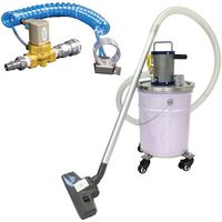 アクアシステム エア式バキュームクリーナー 掃除機セット サイレンサー付 手元スイッチ仕様 APPQO600ーSETーAH 1台（直送品）