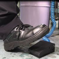 アクアシステム エア式バキュームクリーナー 掃除機 オイルストッパー付 足元スイッチ仕様 APPQO400ーAF 1台 535-6314（直送品）