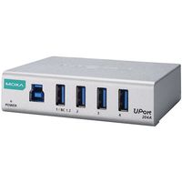 アイ・ビー・エス・ジャパン MOXA UPort 204A/JP 4ポート汎用USB 3.2ハブ 1個 565-9079（直送品）