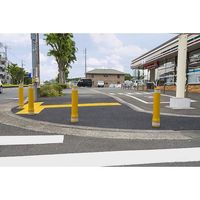 積水 40km/h衝突対応 車両進入防止車止めプロテクトボラードBSKー11イエロー(コンクリート基礎式) BSK-11K-Y88-WW（直送品）