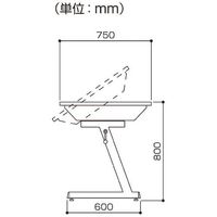 大平産業 SK TAIHEI LED透写台スタンド型A1調光式 101-2123 1台 207-5087（直送品）