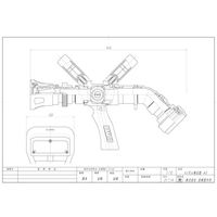 岩崎製作所 散水・消防ノズル ガンタイプ エックスノズル 無反動型 40A 04XNM40A 1個 509-9191（直送品）