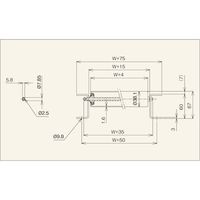 マキテック アルミ製ローラコンベヤRA3816型2000LX500WX75P RA-3816 2000LX500WX75P 1台（直送品）