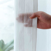 カズマ レースカーテン 波柄ミラーレース ウォッシャブル 1000×1760mm 4538565547846 1セット(2枚入)（直送品）