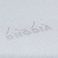 数量限定 ロディア(RODHIA） メタリックＰＵレザー　ノートカバー　Ａ５ （ロディアA5ノートセット） シルバー 1冊（直送品）