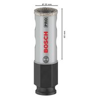 BOSCH 磁器タイル用乾式ダイヤモンドホールソー 2608901552 1個（直送品）