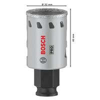 BOSCH 磁器タイル用乾式ダイヤモンドホールソー 2608901557 1個（直送品）