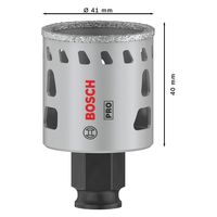 BOSCH 磁器タイル用乾式ダイヤモンドホールソー 2608901560 1個（直送品）