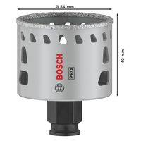 BOSCH 磁器タイル用乾式ダイヤモンドホールソー 2608901563 1個（直送品）
