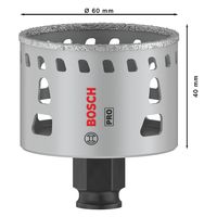BOSCH 磁器タイル用乾式ダイヤモンドホールソー 2608901565 1個（直送品）