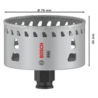 BOSCH 磁器タイル用乾式ダイヤモンドホールソー 2608901572 1個（直送品）