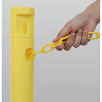 カーボーイ 2.5mチェーン入りポールセット CNP-1221 ブラウン 1セット（直送品）