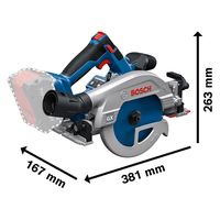 BOSCH コードレス丸のこ GKS18V-57-2GX 1式（直送品）