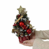 【軒先渡し】ストア・エキスプレス　卓上デコレーションクリスマスツリー　ボール＆スター　8730-6000　1個（直送品）